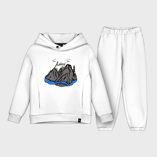 Детский костюм оверсайз Altay 1 / Белый – фото 1