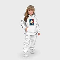 Детский костюм оверсайз Рэнди Марш, цвет: белый — фото 2
