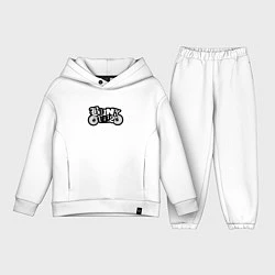 Детский костюм оверсайз Blink 182 лого, цвет: белый
