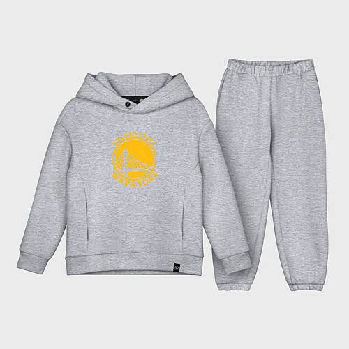 Детский костюм оверсайз Golden state Warriors NBA / Меланж – фото 1