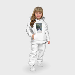 Детский костюм оверсайз QR-Будущее, цвет: белый — фото 2