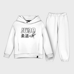 Детский костюм оверсайз Style Judo, цвет: белый