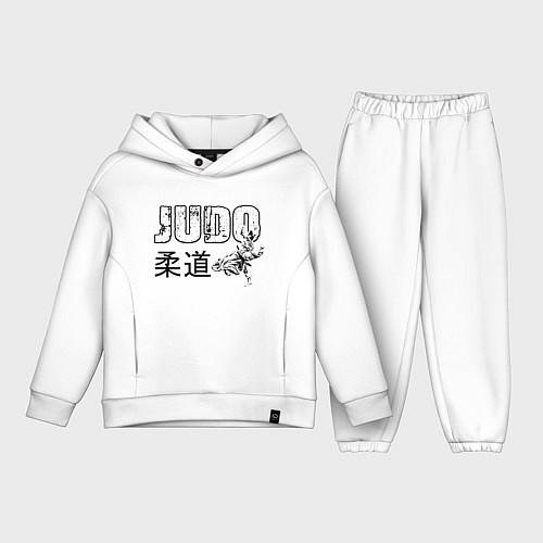 Детский костюм оверсайз Style Judo / Белый – фото 1