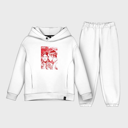 Детский костюм оверсайз Декс и Дебра / Белый – фото 1