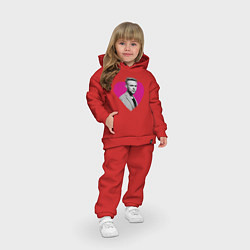 Детский костюм оверсайз ЕГОР КРИД В СЕРДЦЕ, цвет: красный — фото 2