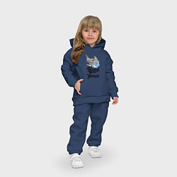 Детский костюм оверсайз Военно-морские силы, цвет: тёмно-синий — фото 2