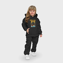 Детский костюм оверсайз Паукозилла - Паук в стиле Аниме Годзилла, цвет: черный — фото 2