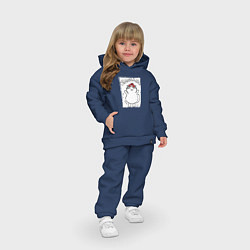Детский костюм оверсайз Кот Куся обнимашки VLG, цвет: тёмно-синий — фото 2