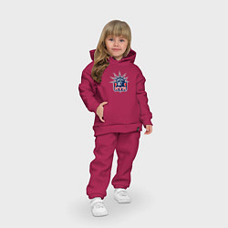 Детский костюм оверсайз Нью Йорк Рейнджерс New York Rangers, цвет: маджента — фото 2