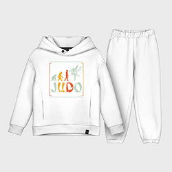 Детский костюм оверсайз Judo Warriors, цвет: белый