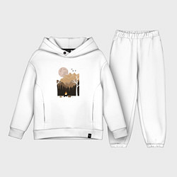 Детский костюм оверсайз Туристический поход в лесу