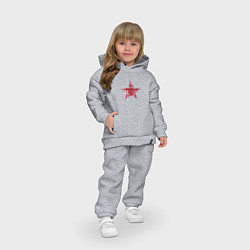 Детский костюм оверсайз Красная звезда полутон, цвет: меланж — фото 2