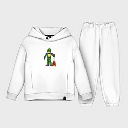 Детский костюм оверсайз Игрушка МОНТГОМЕРИ ГАТОР, цвет: белый