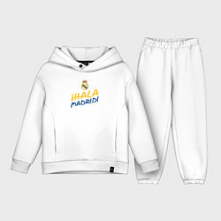 Детский костюм оверсайз HALA MADRID, Real Madrid, Реал Мадрид, цвет: белый