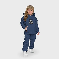 Детский костюм оверсайз Ван-Пис, Трафальгар Ло Trafalgar Law, цвет: тёмно-синий — фото 2