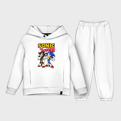 Детский костюм оверсайз ЕЖ СОНИК SONIC THE HEDGEHOG, цвет: белый