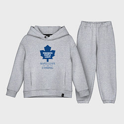 Детский костюм оверсайз Toronto Maple Leafs are coming Торонто Мейпл Лифс, цвет: меланж