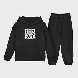 Детский костюм оверсайз Manchester City FOREVER NOT JUST WHEN WE WIN Манче, цвет: черный