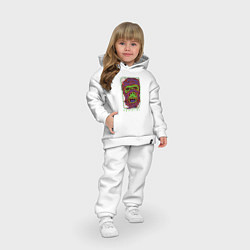 Детский костюм оверсайз Мумия в бинтах, цвет: белый — фото 2