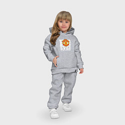 Детский костюм оверсайз Manchester United FOREVER NOT JUST WHEN WE WIN, цвет: меланж — фото 2