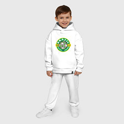 Детский костюм оверсайз Brazil 2022, цвет: белый — фото 2