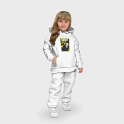 Детский костюм оверсайз Опасный Идзая, цвет: белый — фото 2