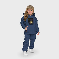 Детский костюм оверсайз IN COLD волчье солнышко, цвет: тёмно-синий — фото 2