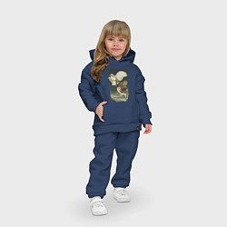 Детский костюм оверсайз Barn Owl Сова, цвет: тёмно-синий — фото 2