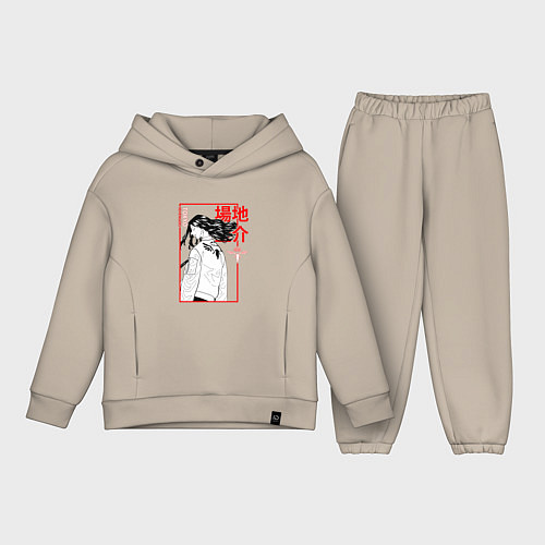 Детский костюм оверсайз ВАЛЬХАЛЛА КЕЙСКЕ БАДЖИ / Миндальный – фото 1