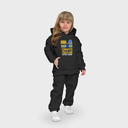 Детский костюм оверсайз GOLDEN STATE WARRIORS NBA CHAMPION, цвет: черный — фото 2
