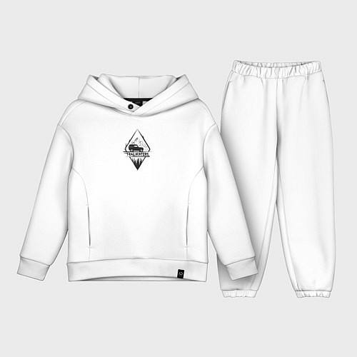 Детский костюм оверсайз Offroad trailhunters / Белый – фото 1