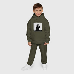 Детский костюм оверсайз World Violation Tour Depeche Mode, цвет: хаки — фото 2