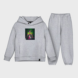 Детский костюм оверсайз Секиро неон