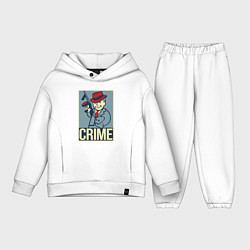 Детский костюм оверсайз Vault crime boy, цвет: белый