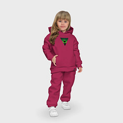 Детский костюм оверсайз Северная Лиса, цвет: маджента — фото 2