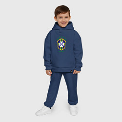 Детский костюм оверсайз Brasil CBF, цвет: тёмно-синий — фото 2