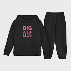 Детский костюм оверсайз Big Little Lies logo, цвет: черный