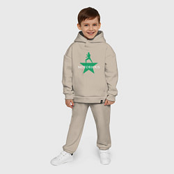 Детский костюм оверсайз Notorious Star, цвет: миндальный — фото 2