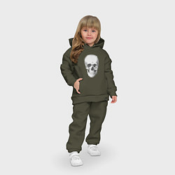 Детский костюм оверсайз Platinum Cut Skull, цвет: хаки — фото 2