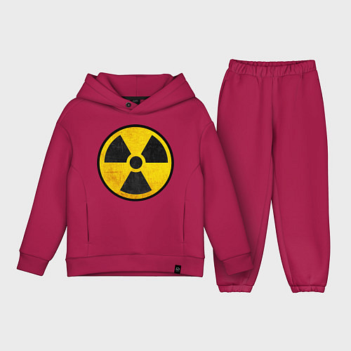 Детский костюм оверсайз Atomic Nuclear / Маджента – фото 1