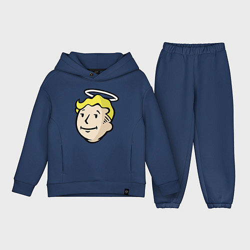 Детский костюм оверсайз Holly vault boy / Тёмно-синий – фото 1