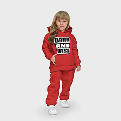 Детский костюм оверсайз DnB cube, цвет: красный — фото 2