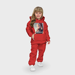 Детский костюм оверсайз Геншин Импакт, Наганохара Ёимия, цвет: красный — фото 2