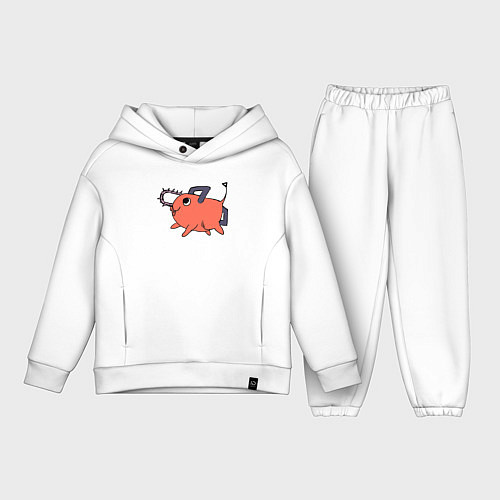 Детский костюм оверсайз Демон бензопилы Почита / Белый – фото 1
