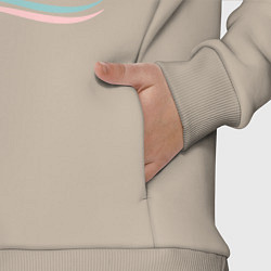 Детский костюм оверсайз Любителям серфинга, цвет: миндальный — фото 2