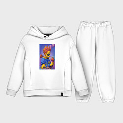 Детский костюм оверсайз Bart Simpson - нейросеть - сюрреализм