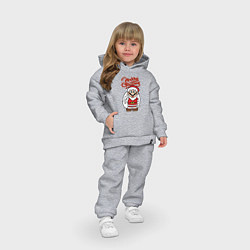 Детский костюм оверсайз Christmas Mario, цвет: меланж — фото 2