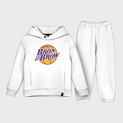 Детский костюм оверсайз Bron & Brow, цвет: белый