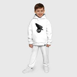 Детский костюм оверсайз DM Raven, цвет: белый — фото 2