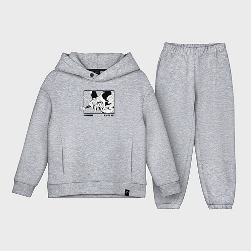 Детский костюм оверсайз Ева 01 берсерк / Меланж – фото 1